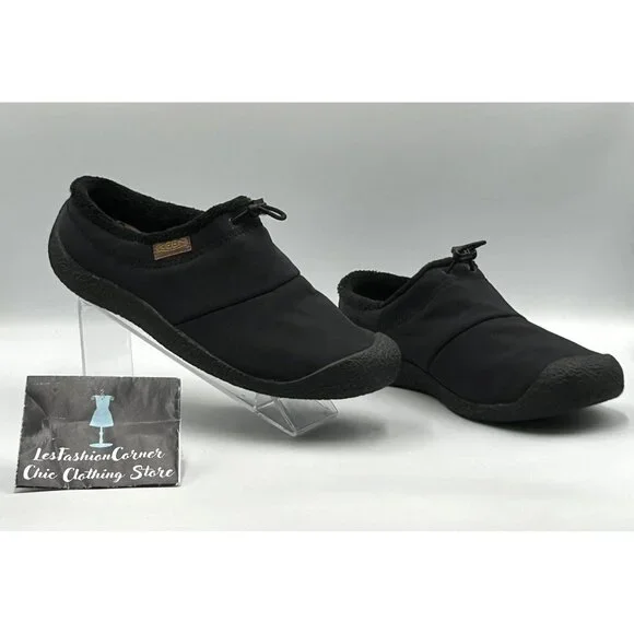 Keen Men's Black Howser III Sliden Warm Winter Slip-On Slippers Shoes Sz 11 3031 - Picture 8 of 16